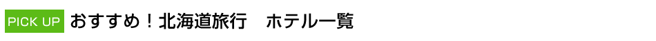 北海道旅行　おすすめ