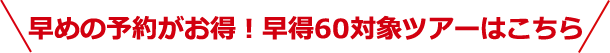 早得60 対象ツアーはこちら