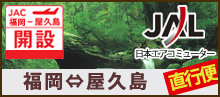 福岡発　福岡⇔屋久島　直行便利用プラン