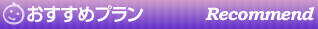 おすすめプラン