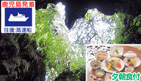 【屋久島】シルバーウィーク旅行≪鹿児島発着≫往復高速船で行く 屋久島
心あたたまる　協定民宿 （夕朝食付）　2～5日