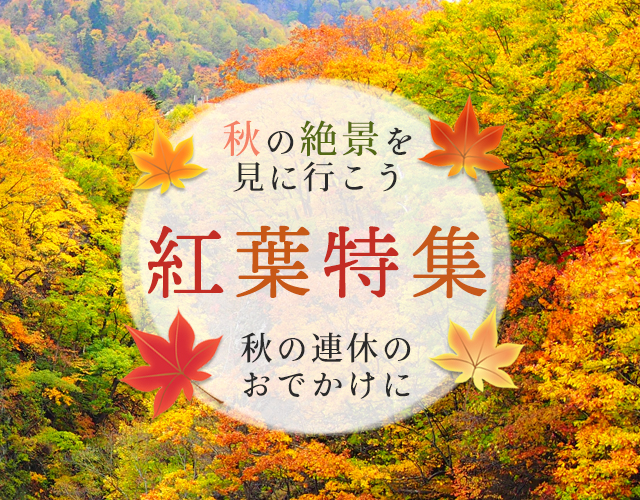 秋の絶景を見に行こう！紅葉特集！秋の連休のお出かけに