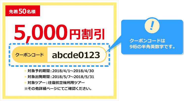 利用するクーポンを決める