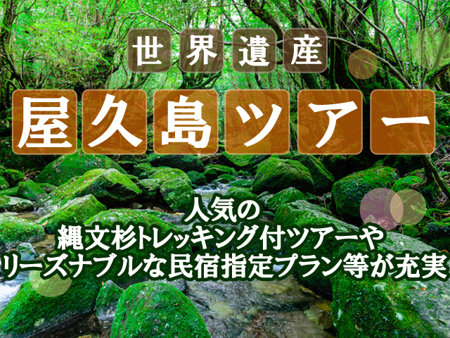 世界自然遺産屋久島旅行特集