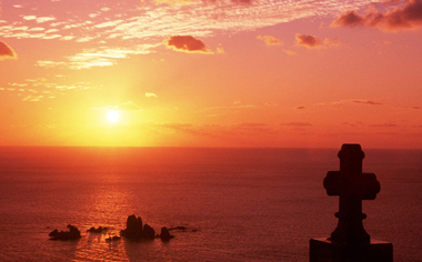 天草の夕景