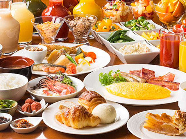 札幌グランドホテルの朝食メニュー一例