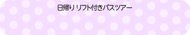 日帰りリフト乗りバスツアー