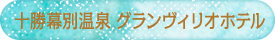 十勝幕別温泉 グランヴィリオホテル