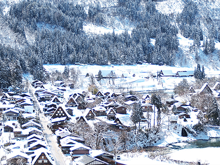 白川郷全景