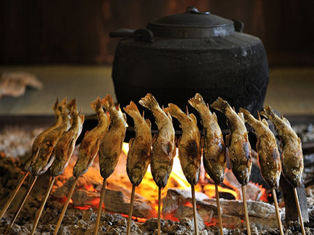 川魚の塩焼き