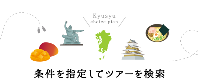 Hokkaido choice plan 条件を指定してツアーを検索