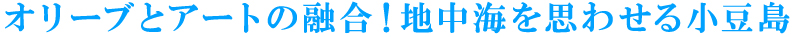 オリーブとアートの融合！地中海を思わせる小豆島 