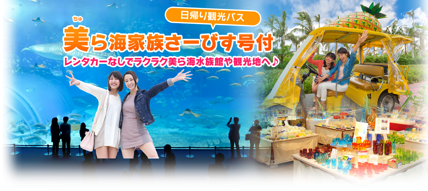 日帰り観光バス 美ら海家族さーびす号付 沖縄旅行 ツアー オリオンツアー 日帰り観光バス 美ら海家族さーびす号付 沖縄旅行 ツアー オリオンツアー