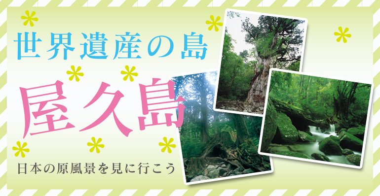 世界遺産の島・屋久島
