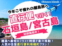 直行便で行く沖縄離島ツアー