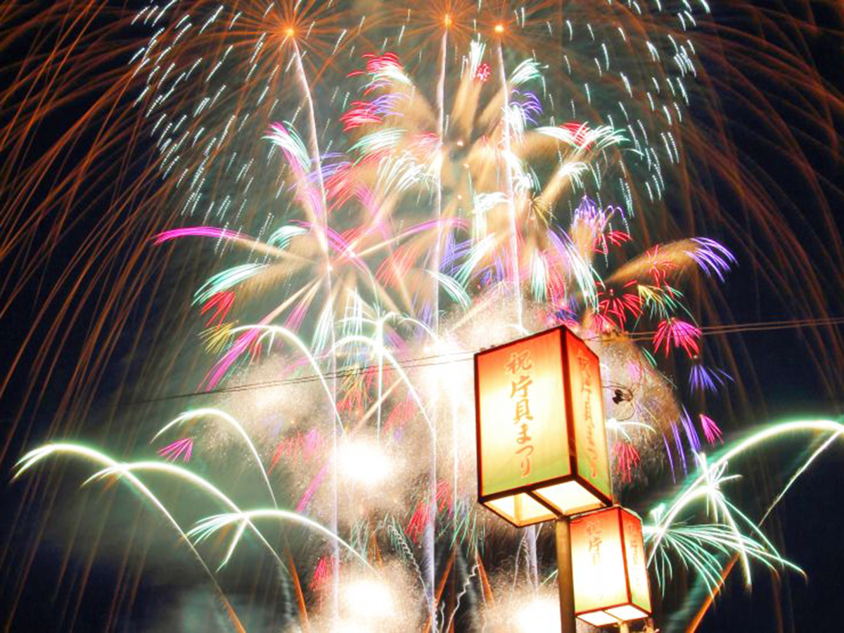 片貝まつり 花火2