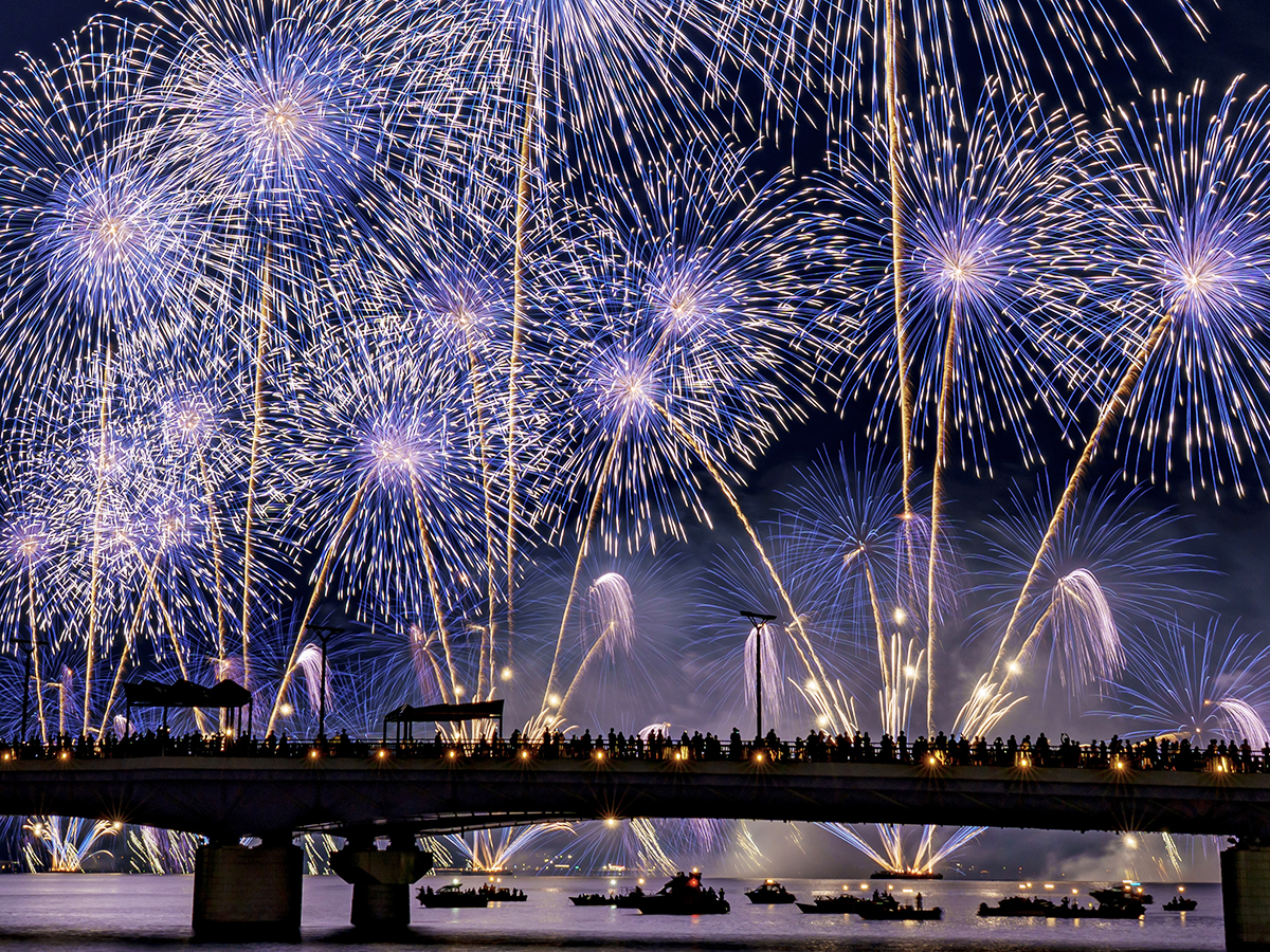 松江水郷祭湖上花火大会2