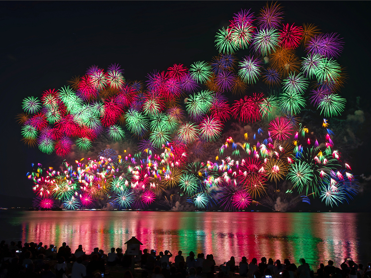 松江水郷祭湖上花火大会3
