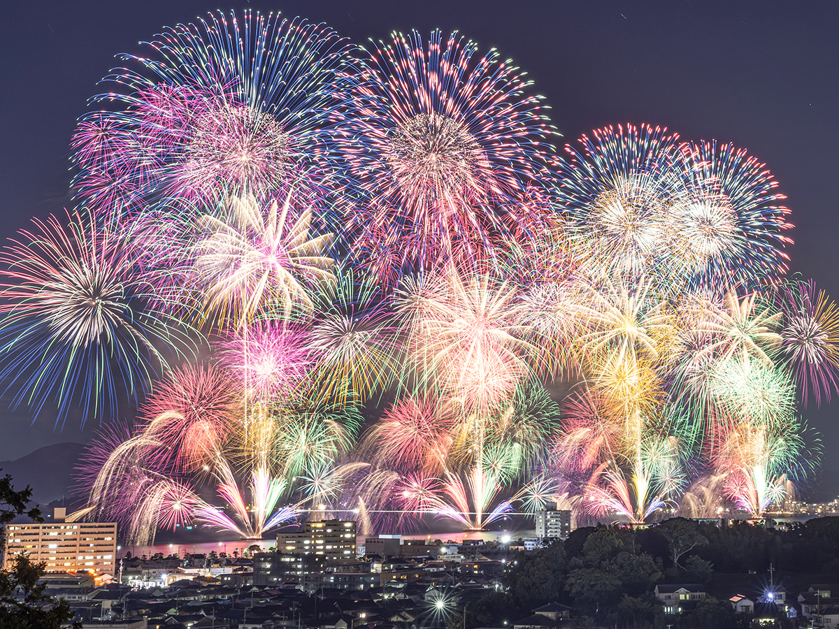 松江水郷祭湖上花火大会4