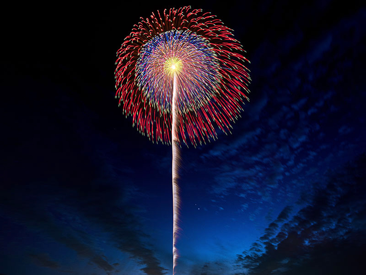大洗海上花火大会 圧巻のフィナーレ