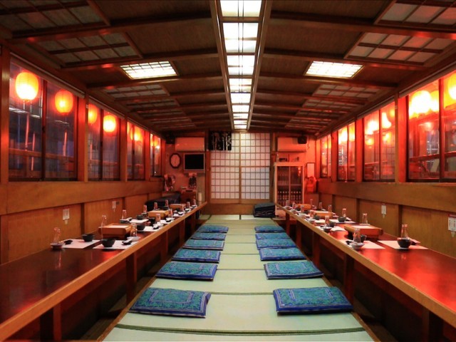 屋形船すずよしの舟盛りと天ぷら