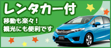 滞在中レンタカーＳクラス1台付!