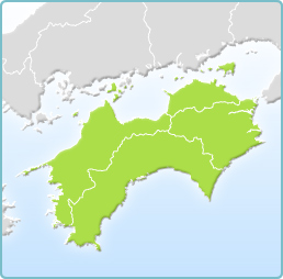 四国地方地図