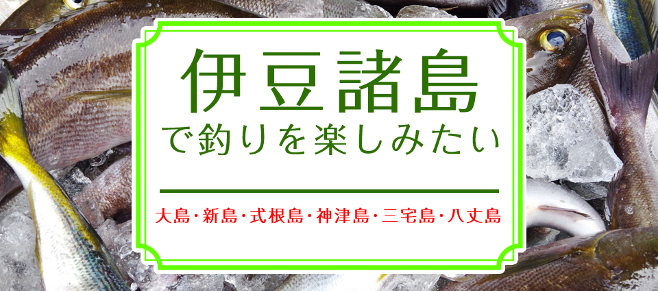 釣りを楽しむ 船で行く 伊豆七島ツアーならオリオンツアー