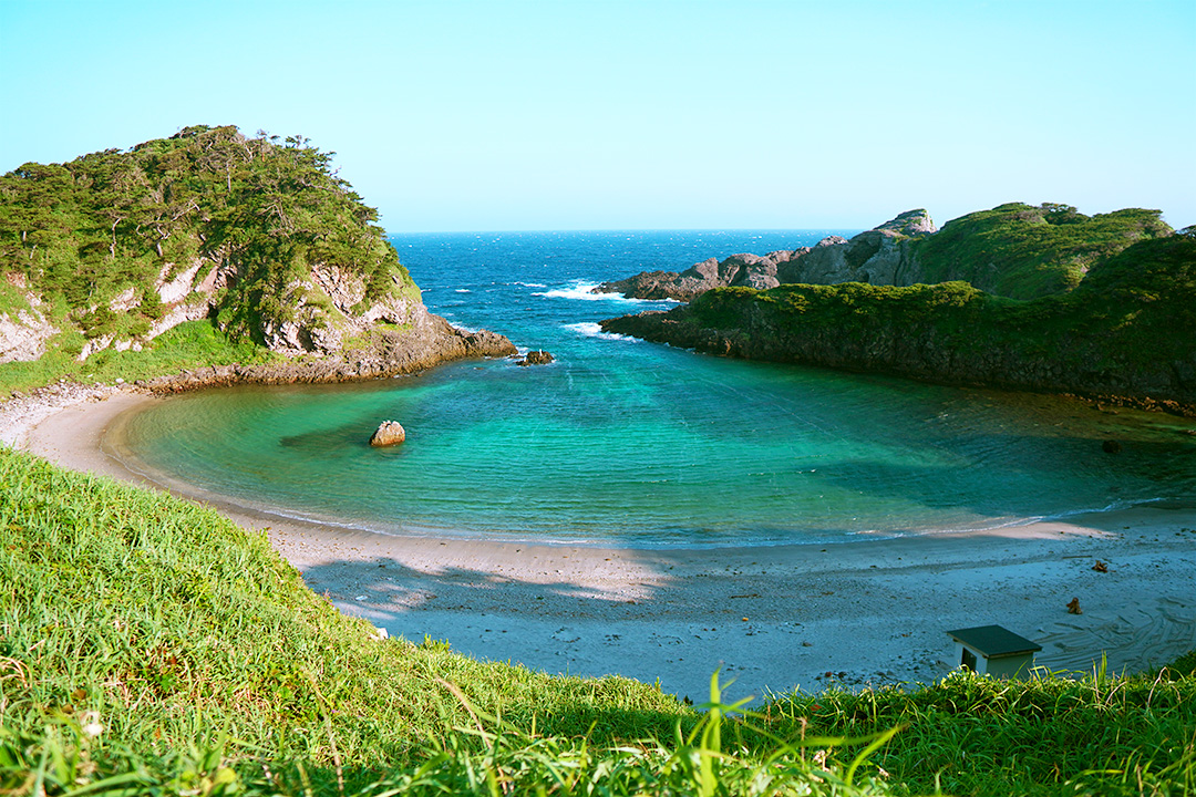 泊海水浴場の写真