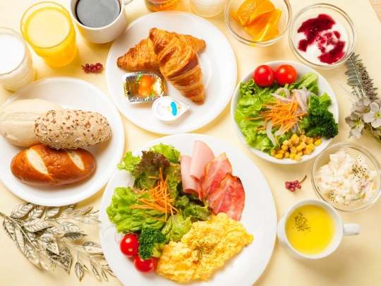 バイキング朝食