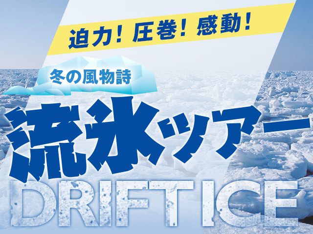 冬の醍醐味！人気の流氷ツアー
