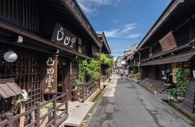 飛騨高山 古い町並（さんまち通り）