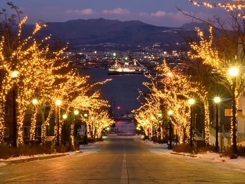 函館の坂道 八幡坂