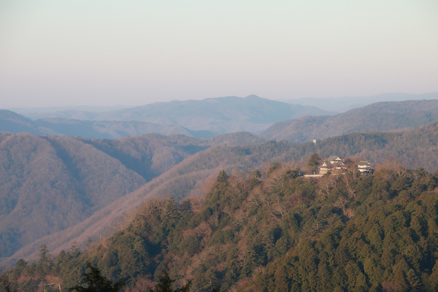 備中松山城展望台