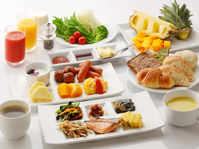 朝食バイキング