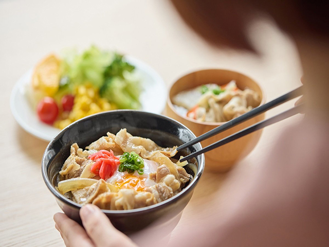 笑顔になる朝食