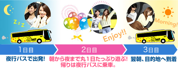 夜行バス 往復新幹線で行く日帰りプラン 東京ディズニーリゾート R ツアーならオリオンツアー