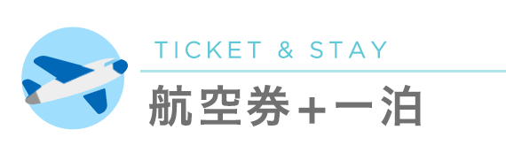 TICKET & STAY 航空券+一泊