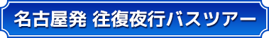 名古屋発 往復夜行バスツアー 