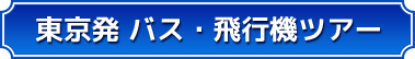 東京発 バス・飛行機ツアー 