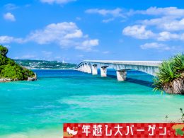 ＜年越し大バーゲン＞往復航空券と宿泊がセットでこの値段！複数ホテルより選択OK！JALで行く沖縄本島フリープラン