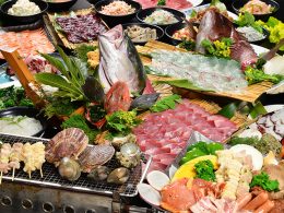 イルミネーションの季節到来！！昼食は不滅の人気”海鮮浜焼き食べ放題”で満腹満足！