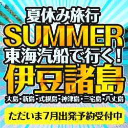 夏休み7月出発おすすめ!東海汽船で行く伊豆諸島&小笠原諸島特集