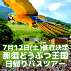 那須どうぶつ王国　日帰りバスツアー