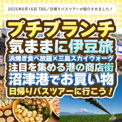 TBS プチブランチにて「人気の日帰りバスツアー」が紹介されました！