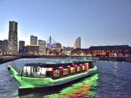 屋形船の船内で食事をしながら「日本新三大夜景都市」に認定された横浜の数々の夜景と花火（横浜ナイトフラワーズ約5分）を鑑賞！本格的な花火大会を観るより、料金的に手軽に夜景とちょっぴり花火を楽しめます。昼間は横浜の街を各自で散策可能！夜と昼で違った横浜の顔を楽しめます。