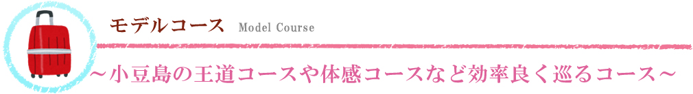 コース～小豆島の王道コースや体感コースなど効率良く巡るコース～ 